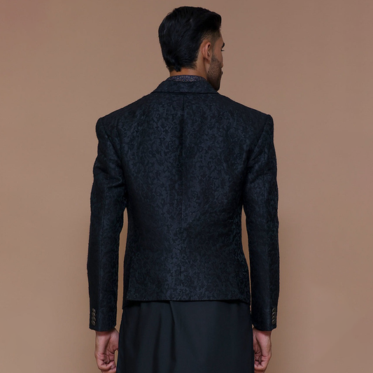 JAMAWAR BLACK MODERN JACKET