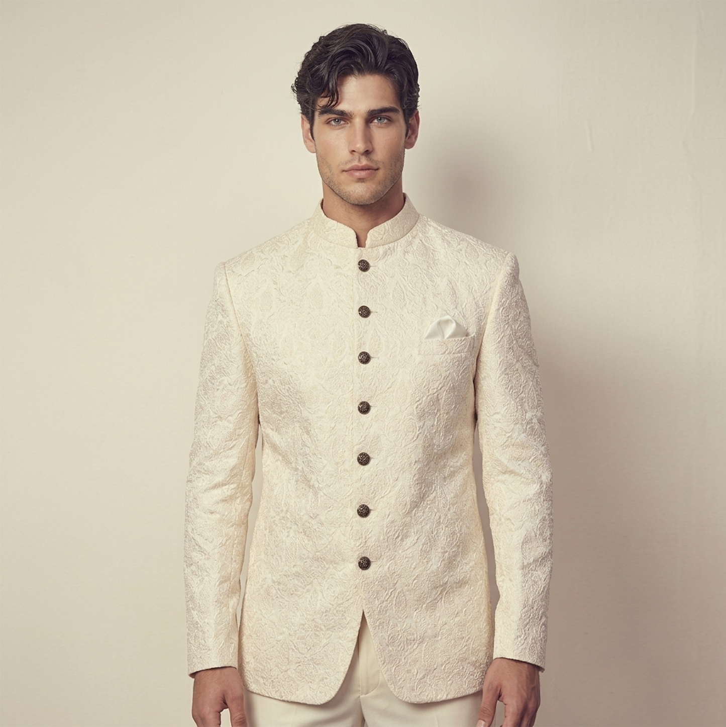 Premium Satin Silk Pristine Traditional Jacket