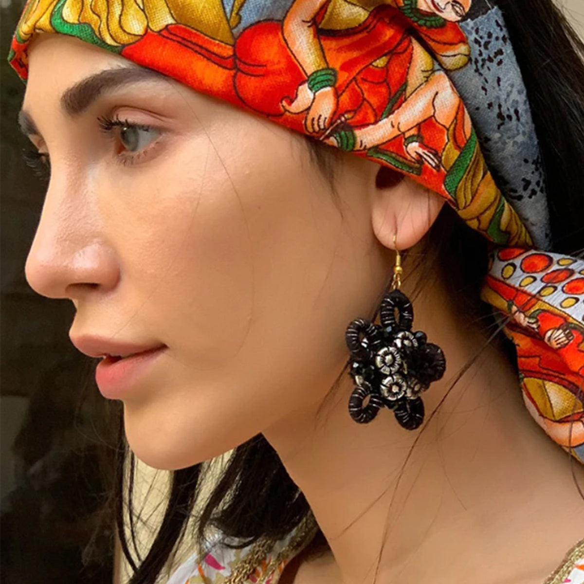 Roseus Thread Earring