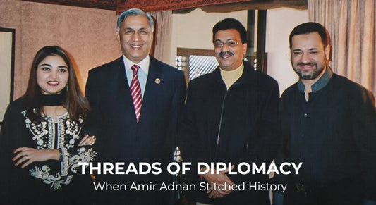 Threads of Diplomacy:  When Amir Adnan  Stitched History