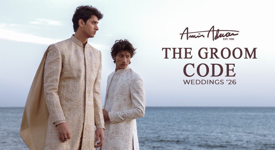 Groom Code Collection – Premium Wedding Wear for Men by Amir Adnan