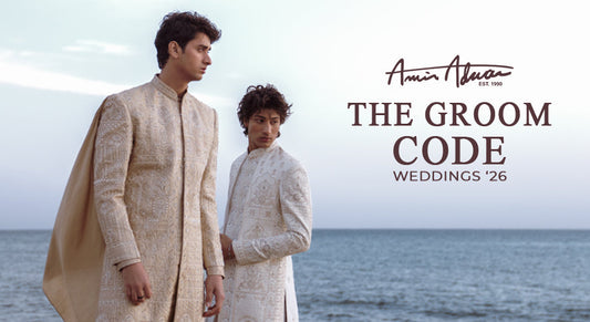 Groom Code Collection – Premium Wedding Wear for Men by Amir Adnan