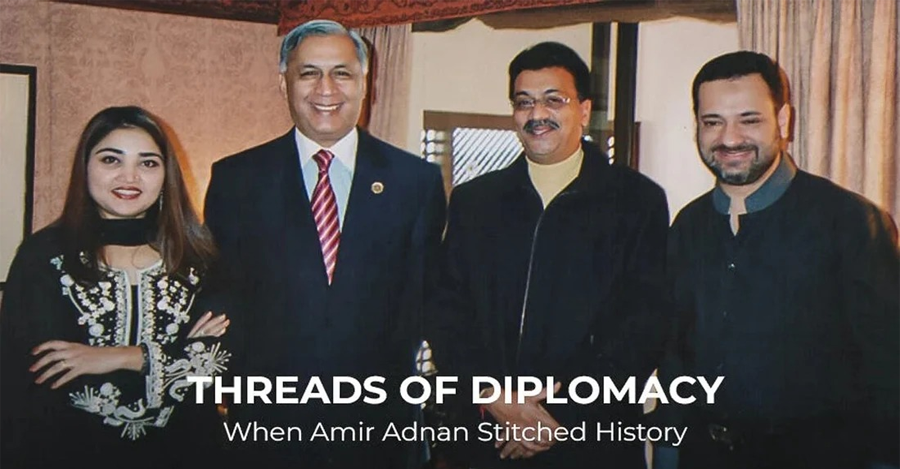 Threads of Diplomacy:  When Amir Adnan  Stitched History