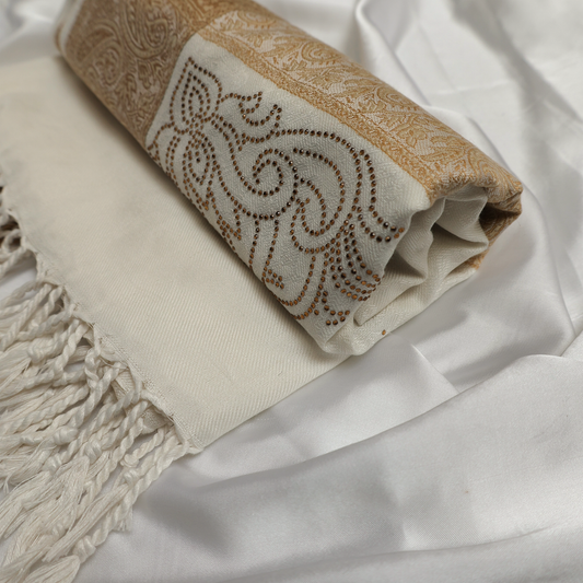 White Woolen Shawl