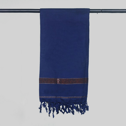 Woolen Navy Signature Winter Shawl