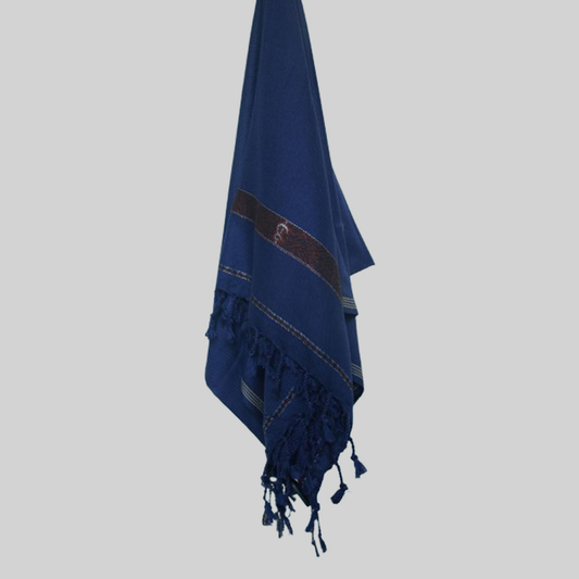 Woolen Navy Signature Winter Shawl