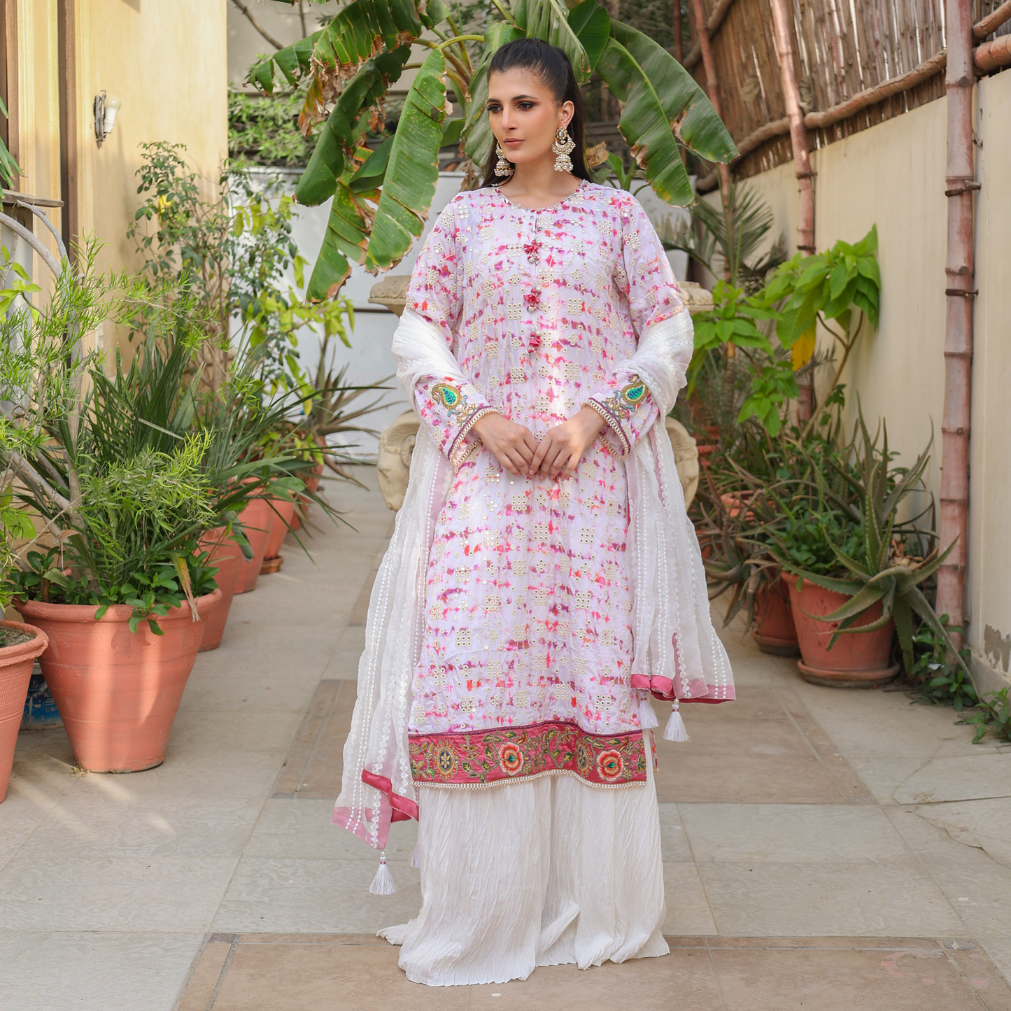 MIRROR COLLECTION PINK/WHITE 3 PC