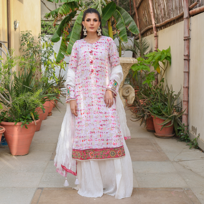 MIRROR COLLECTION PINK/WHITE 3 PC