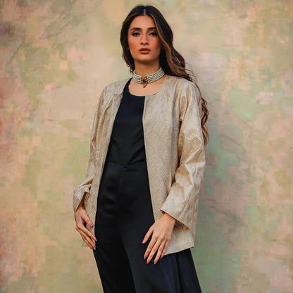 EMBROIDERED OFFWHITE JACKET