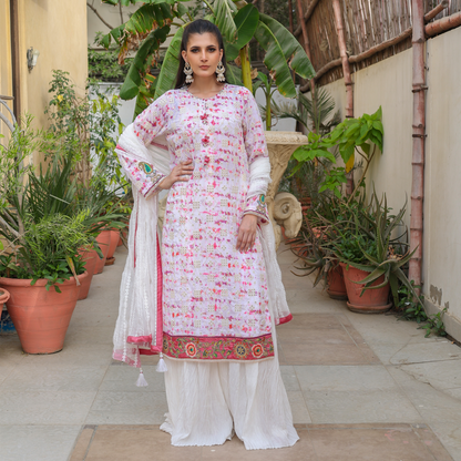 MIRROR COLLECTION PINK/WHITE 3 PC