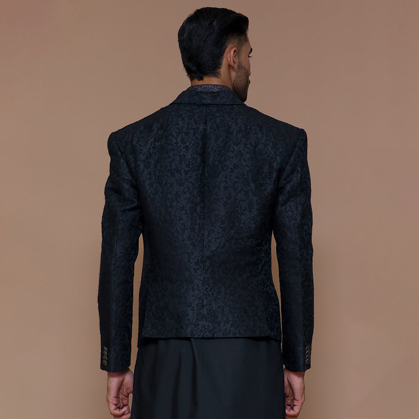 JAMAWAR BLACK MODERN JACKET