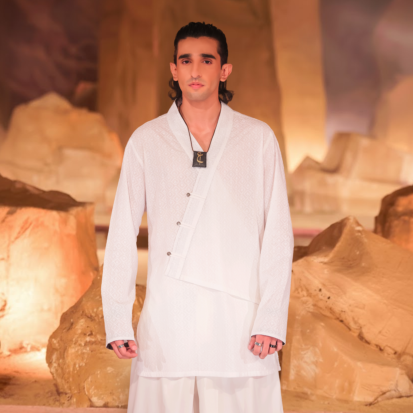 White Cotton Chikankari Top