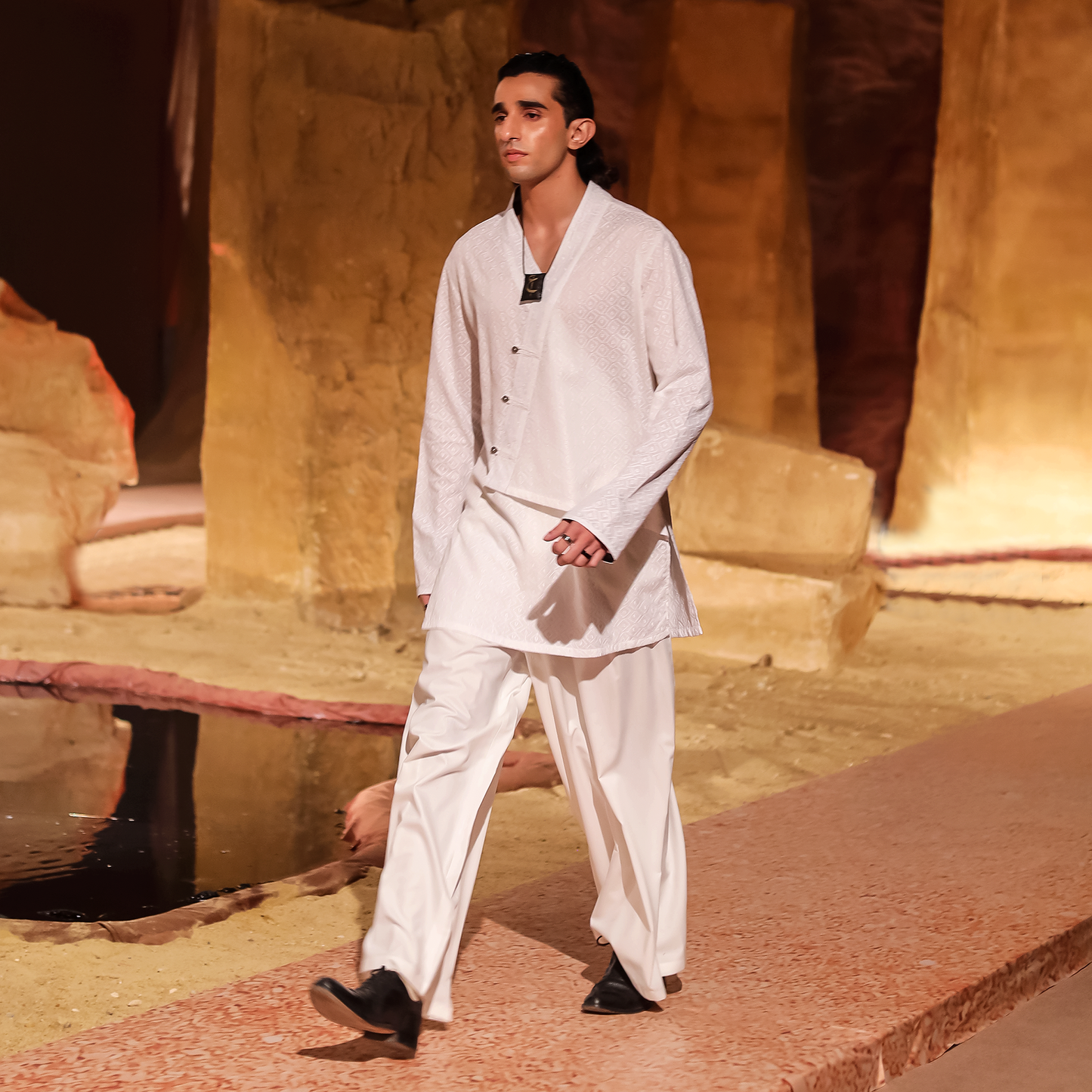 White Cotton Chikankari Top