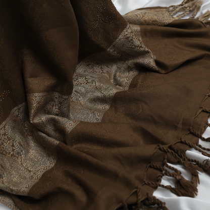 Brown Woolen Shawl 