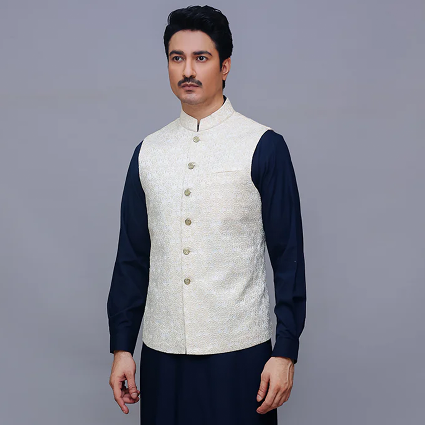 Classic Satin Silk Pristine Waistcoat