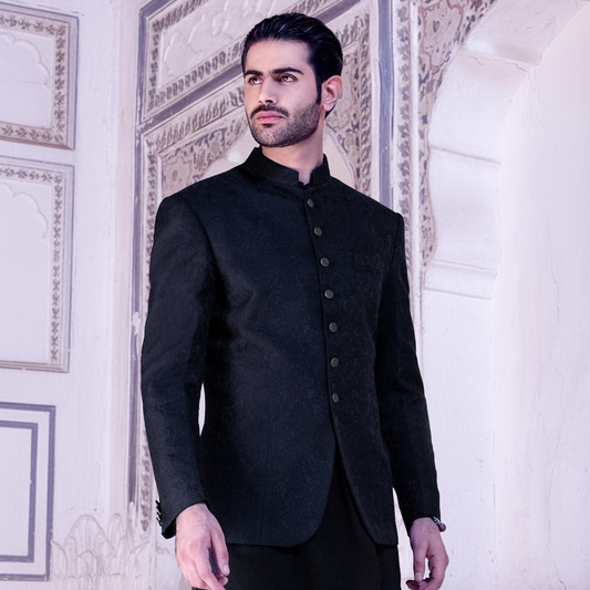 Tap Shoe Traditional Jamawar Jacket