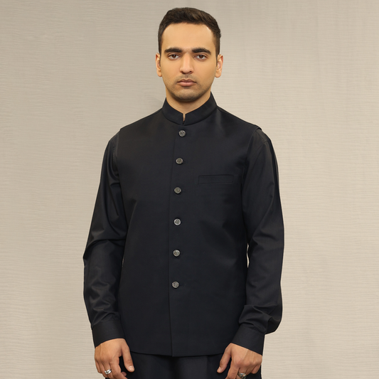 Suiting Dark Sapphire Traditional Waistcoat