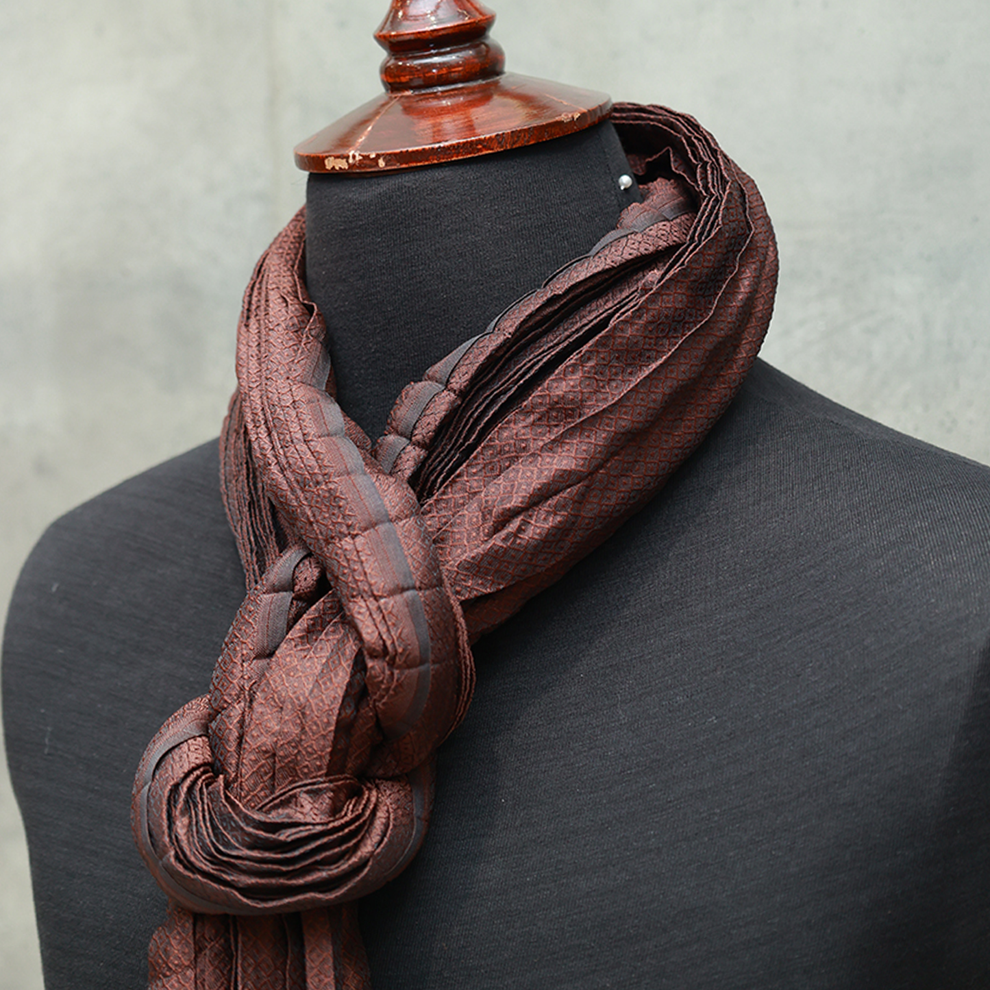 Jamawar  Deep Mahogany Stole