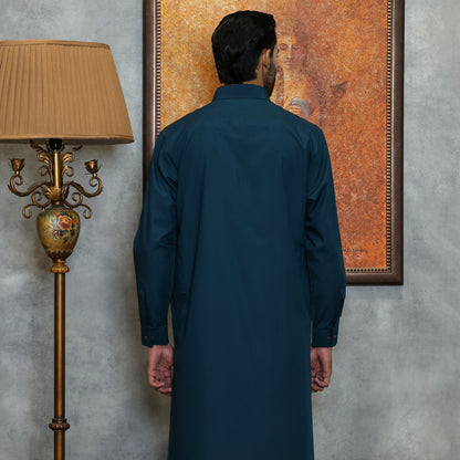 Poly Viscose Sea Moss Classic Fit Plain Suit