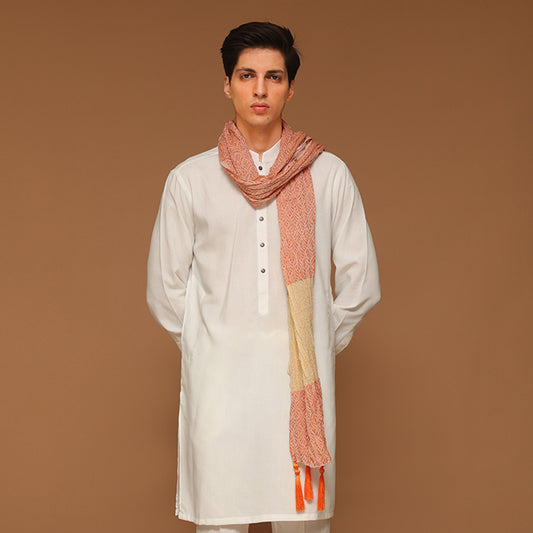 Jamawar Gold Ochre Stole