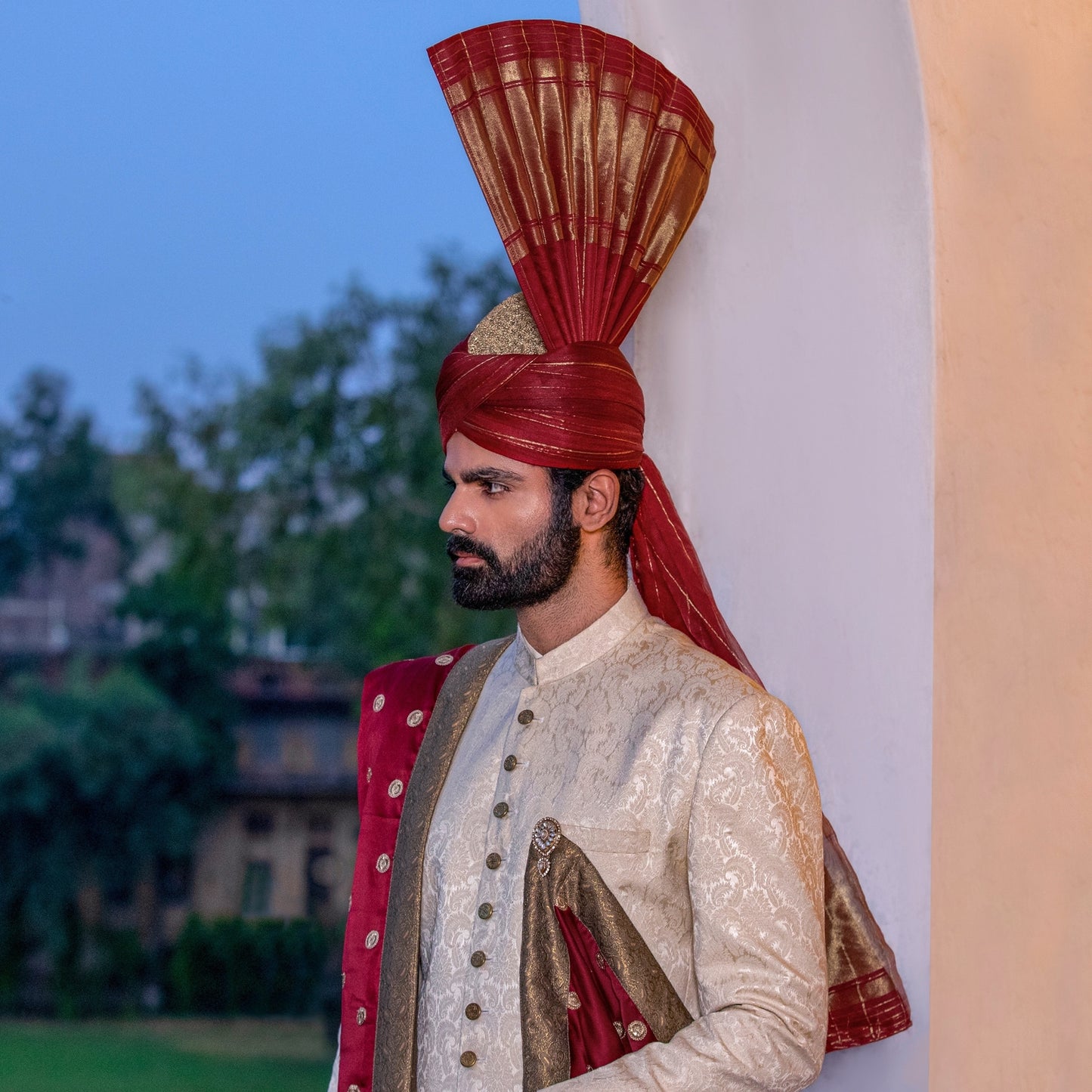 Karandi Jamawar Foan Traditional Sherwani