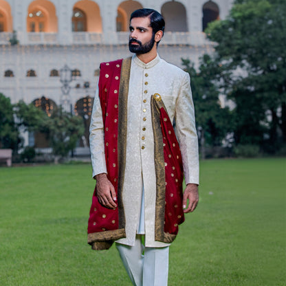 Karandi Jamawar Foan Traditional Sherwani