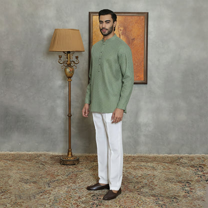 Light Green COTTON KURTA