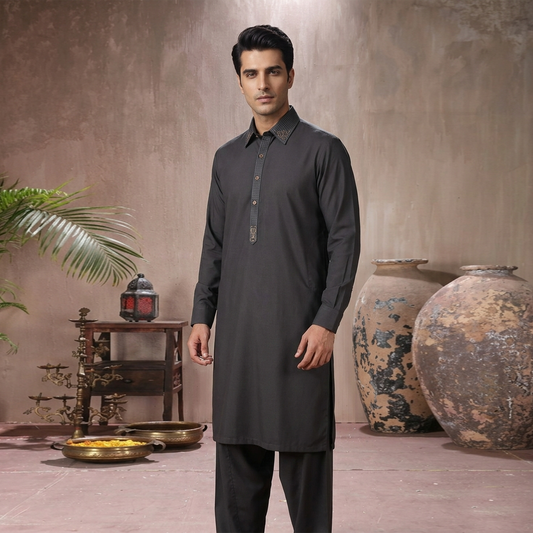 PV Ebony Classic Fit EMB Suit