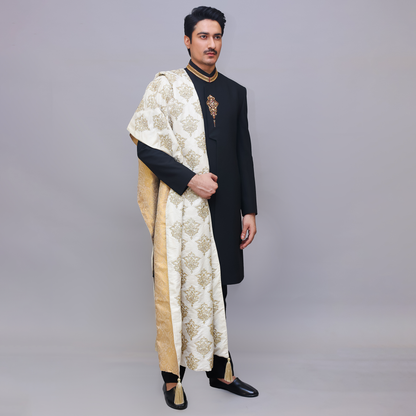 Georgette Tap Shoe Traditional Sherwani