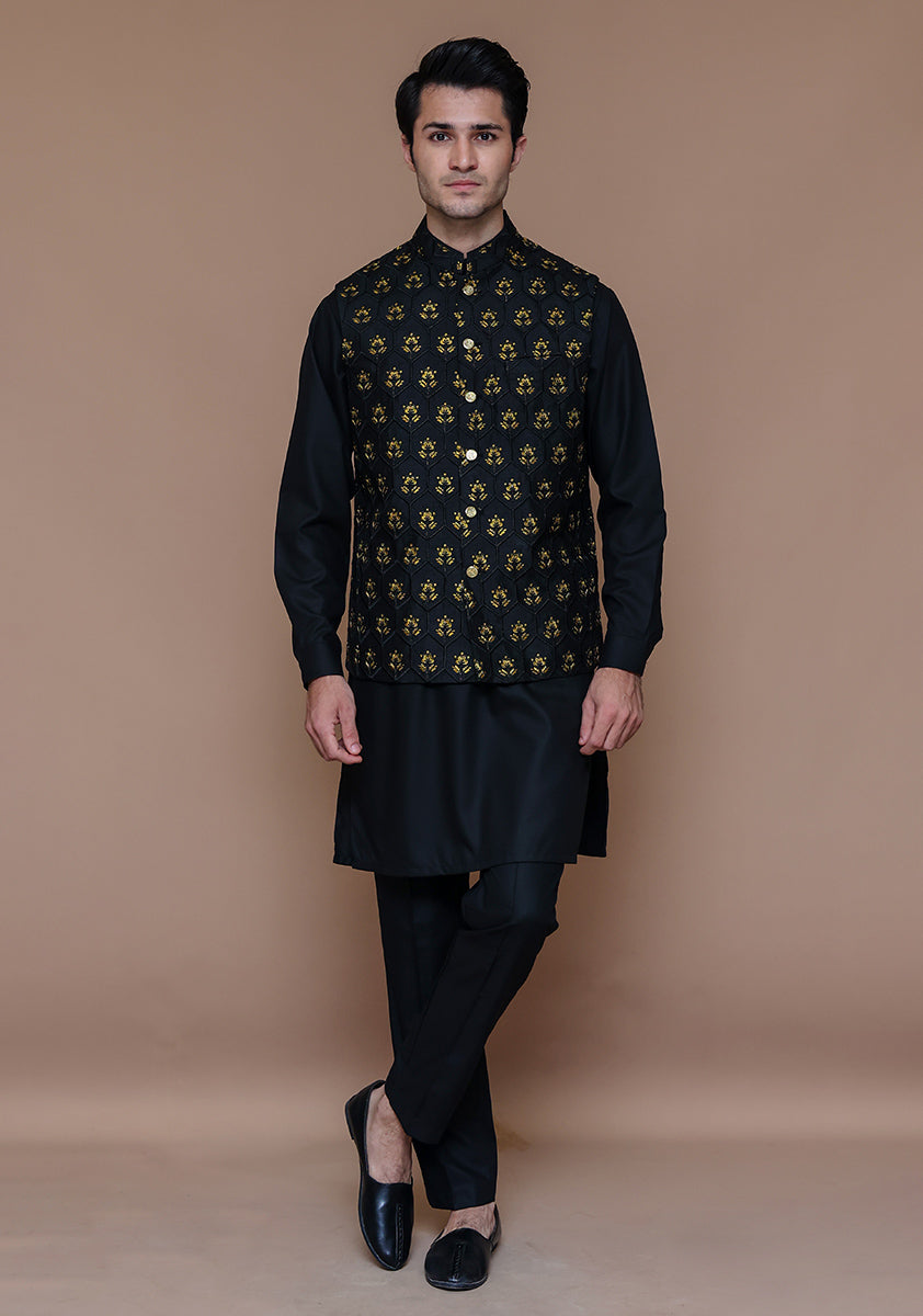 Raw Silk Tap Shoe Traditional Waistcoat