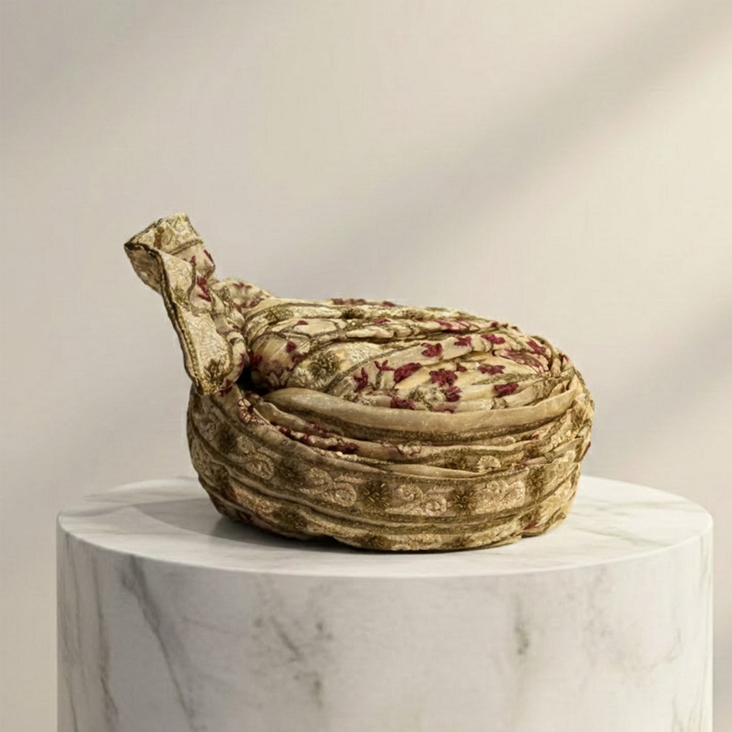 Traditional Organza Gold Turban